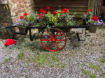 floral farm water cart