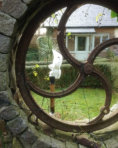 Garden Barn through a window